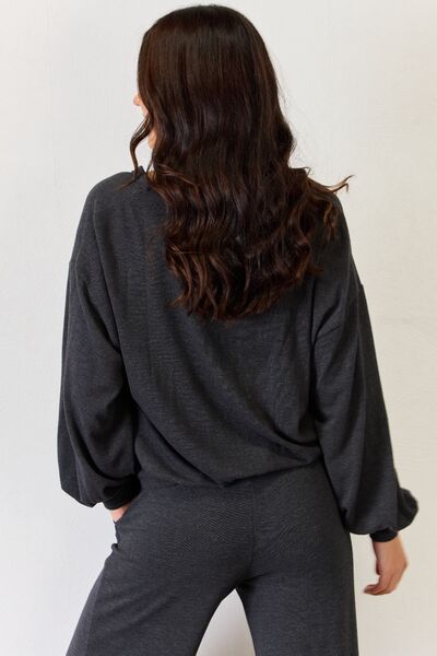 RISEN Ultra Soft Button Up Long Sleeve Lounge Cardigan