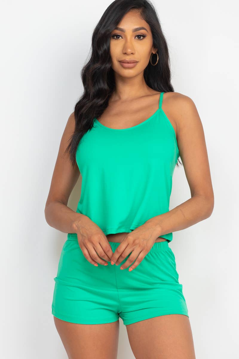Cami Top & Shorts Lounge Set