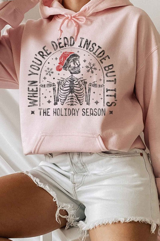 CHRISTMAS SKELETON HOODIE PLUS SIZE