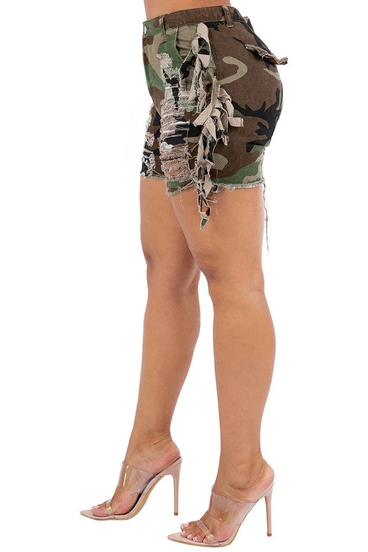 SEXY SPORT CAMOFLAGE SHORT