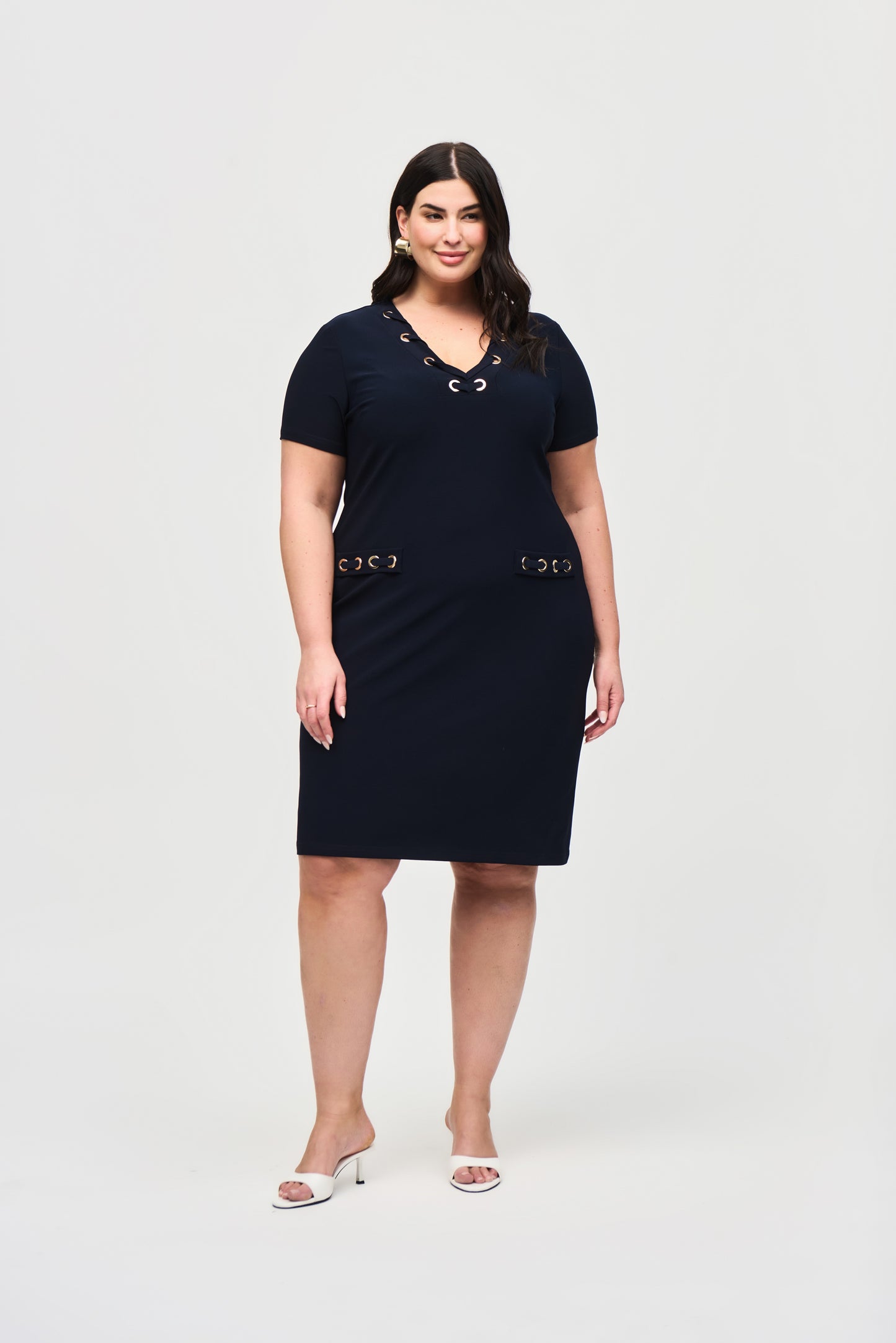 Shift Dress - Navy