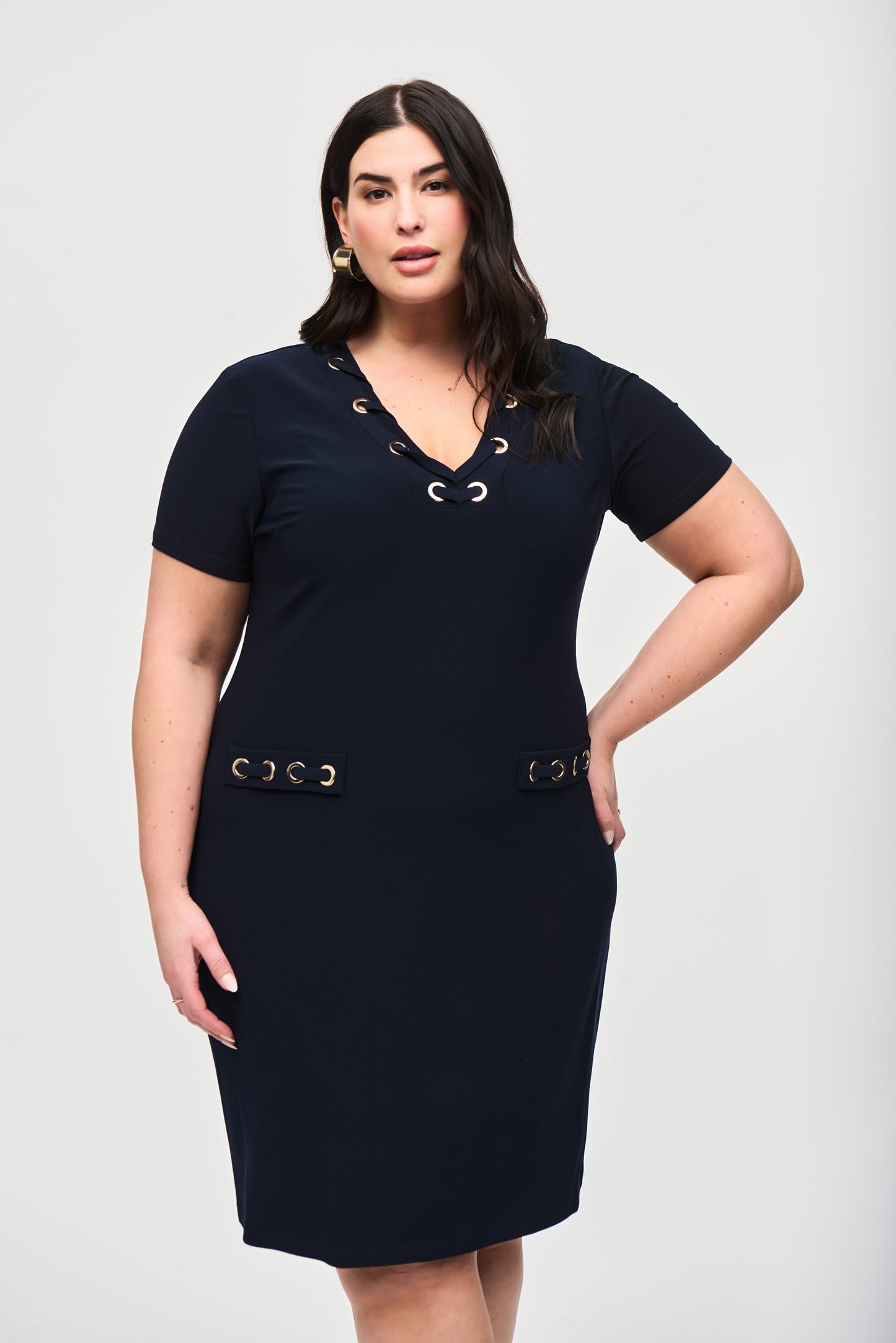 Shift Dress - Navy