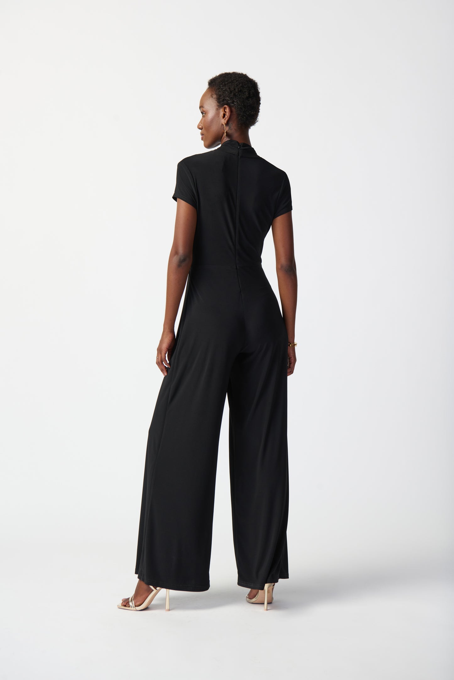 Silky Knit Wide-Leg Jumpsuit