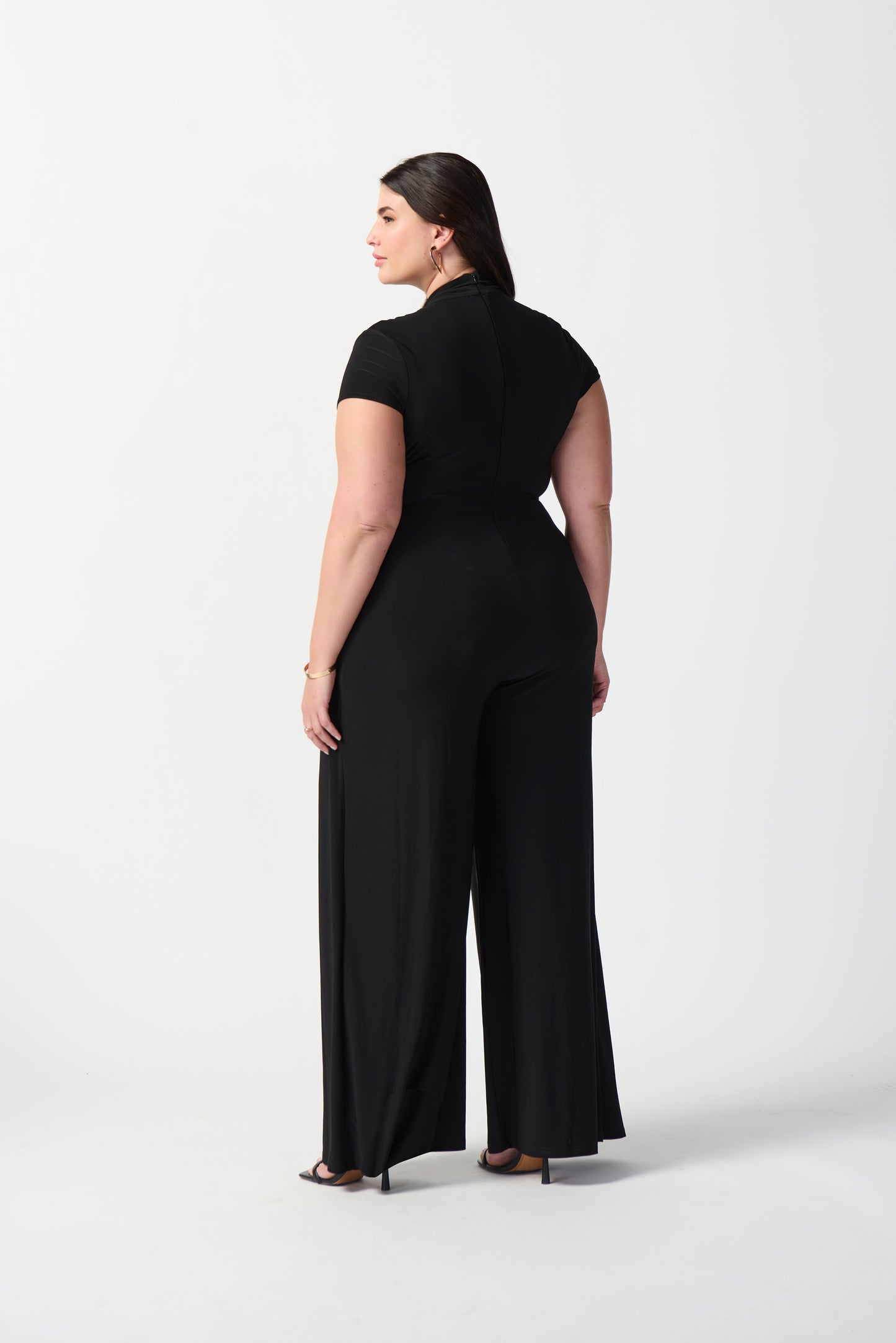 Silky Knit Wide-Leg Jumpsuit