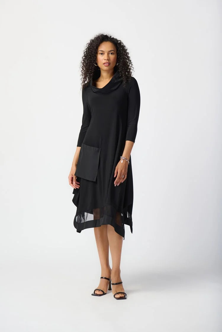 Silky Knit Handkerchief Dress