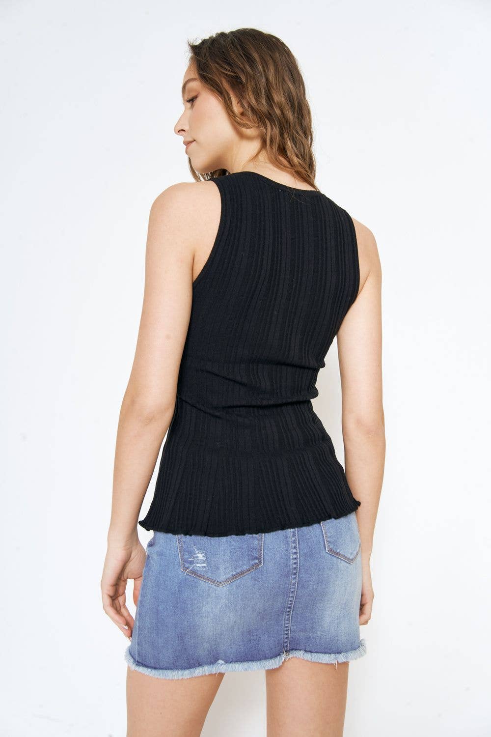 Henley Sweater Tank
