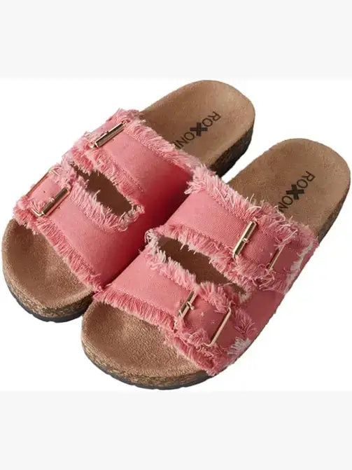 Flat Sandals Double Buckle