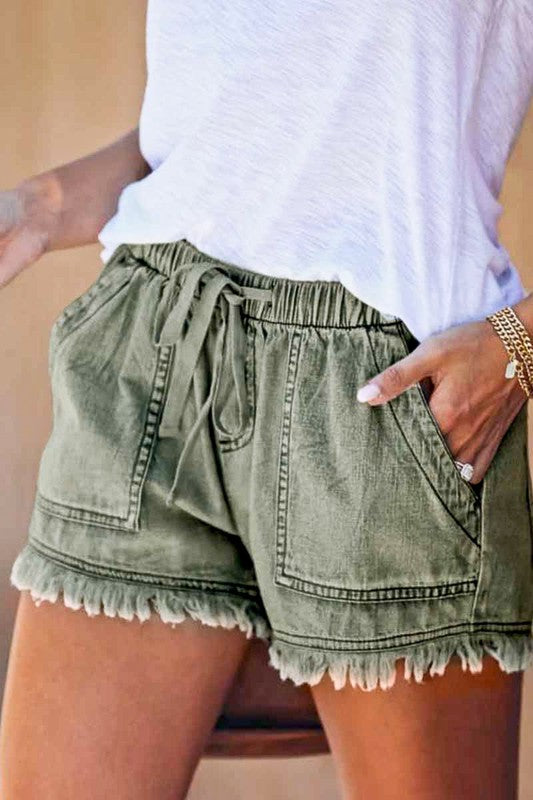 Distressed Vintage Shorts