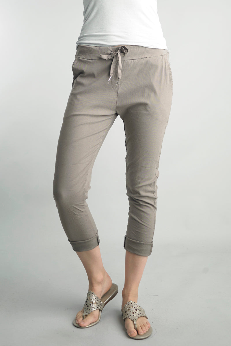 Taupe Jogger Pants