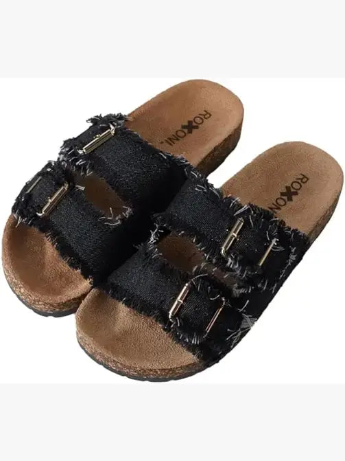 Flat Sandals Double Buckle